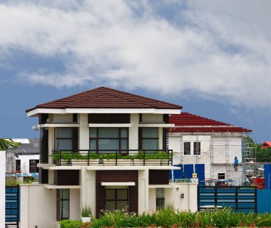 Amerikan motifi modern tasarım evi