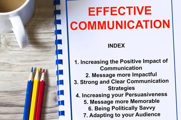 Concetto di comunicazione efficace - — Foto Stock