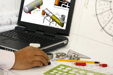 3D çizim işleri.