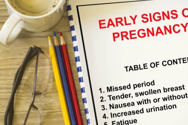 Pregnanacy kavramı erken belirtileri