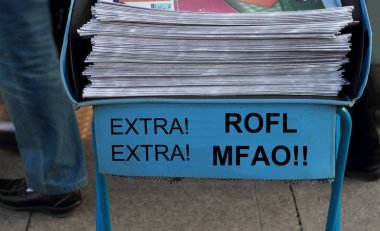 Mfao ve Rofl metin haber içinde kısaltma vardır 