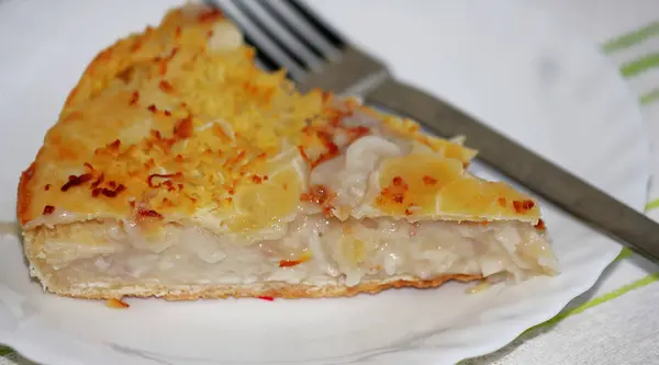 Rebanada de un pastel de buko —  Fotos de Stock