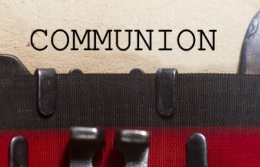 eski bir vintage kağıda yazılan cemaat 