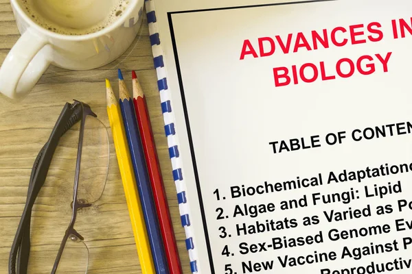 Advances in Biology Science concept — Stock Photo, Image