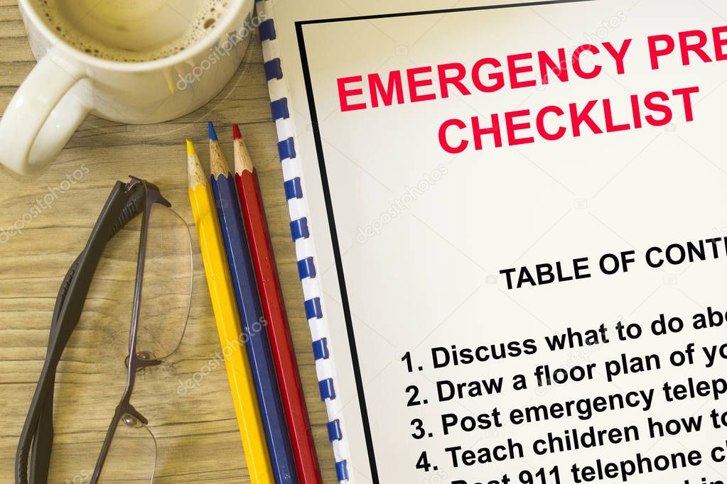 Emergency preparedness lecture cover page