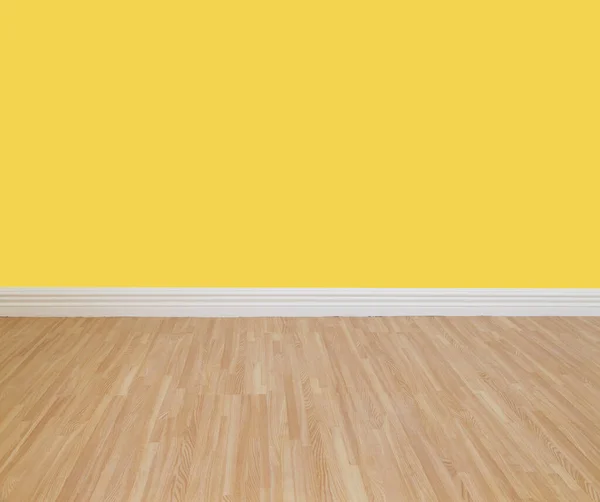 Interior of a home- wall painted to yellow