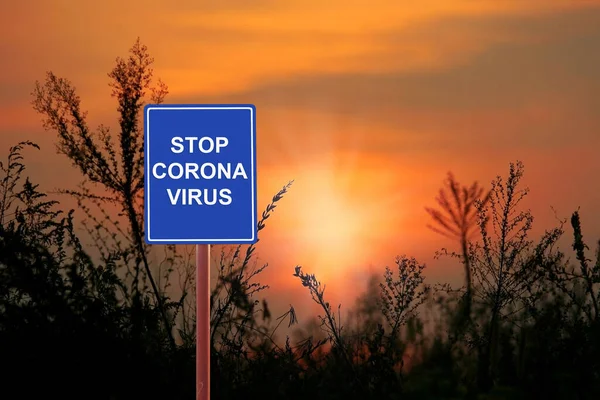 Stop Corona Virus Concept — Stock Photo, Image