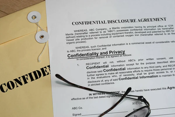 Confidentiality Top Secret Privacy Information — Stock Photo, Image