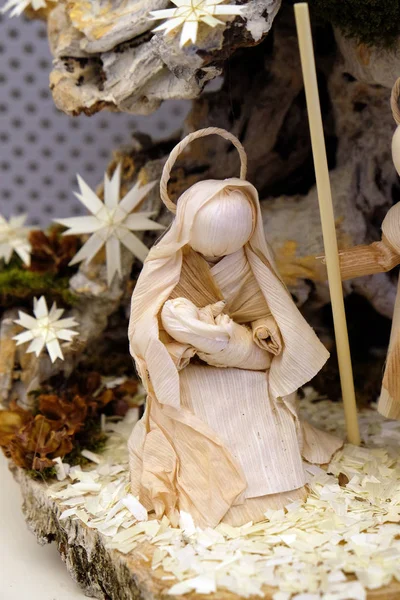 Nativity scene, Birth of Jesus — Stock Photo, Image