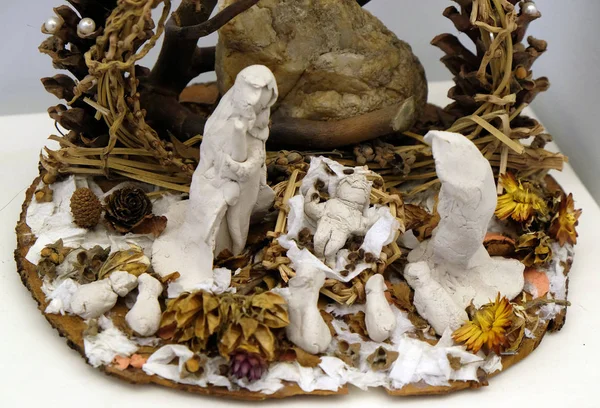 Presepe, nascita di Gesù — Foto Stock