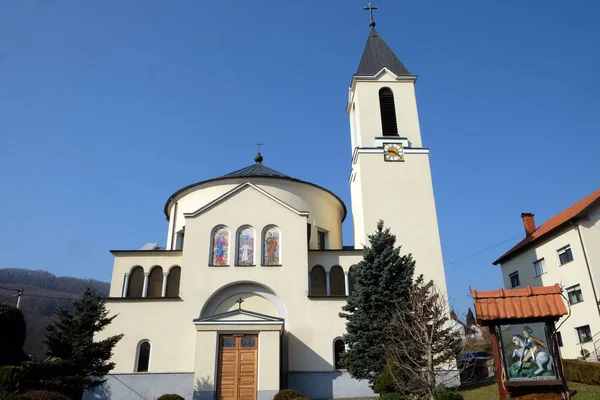 Församlingkyrkan George Durmanec Zagorje Regionen Kroatien — Stockfoto