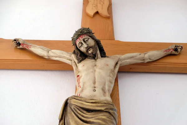 Kreuzigung, Jesus starb am Kreuz — Stockfoto