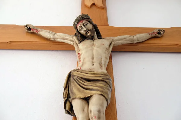 Crucifixión, Jesús murió en la cruz — Foto de Stock