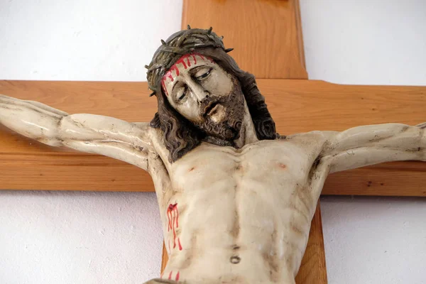 Crucificação, Jesus morreu na cruz — Fotografia de Stock