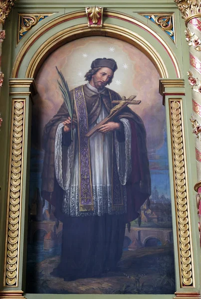 Sfântul Ioan de Nepomuk — Fotografie, imagine de stoc