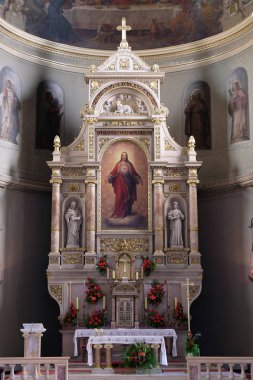 Basilica sacred Heart İsa, zagreb, Hırvatistan