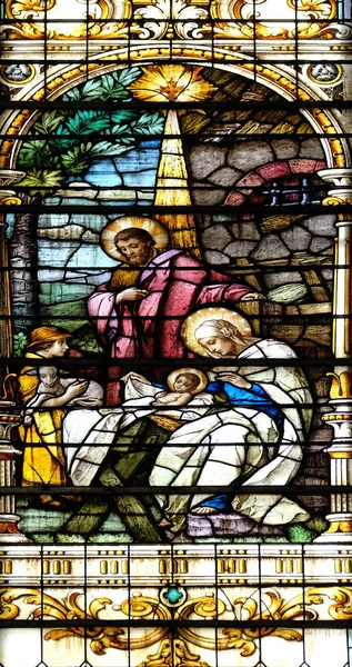 Scène de la Nativité, Naissance de Jésus — Photo