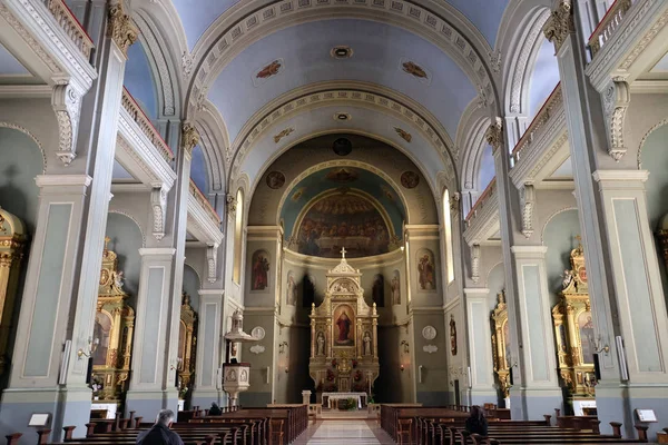 Basílica do Sagrado Coração de Jesus em Zagreb, Croácia — Fotografia de Stock