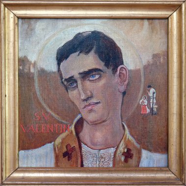 Saint Valentine, Parish Kilisesi Holy Trinity Krasic, Hırvatistan