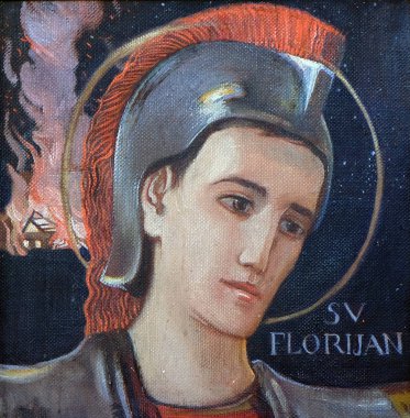 Saint Florian, Parish Kilisesi Holy Trinity Krasic, Hırvatistan