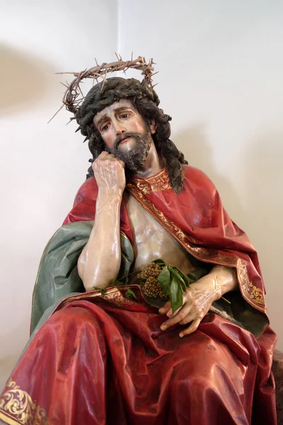 Jezus met doornen gekroond — Stockfoto