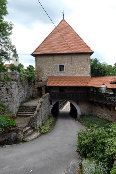 Ozalj замок, Хорватія — стокове фото