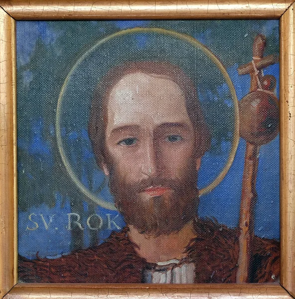 Saint Roch, ενοριακός ναός της Αγίας Τριάδος, Κράσιτς, Κροατία — Φωτογραφία Αρχείου