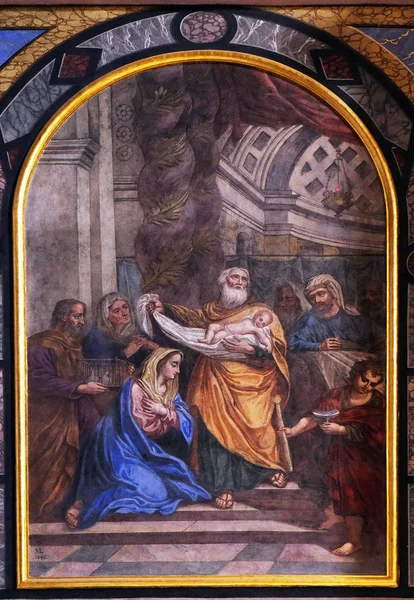 Prezentarea lui Isus în Templu — Fotografie, imagine de stoc