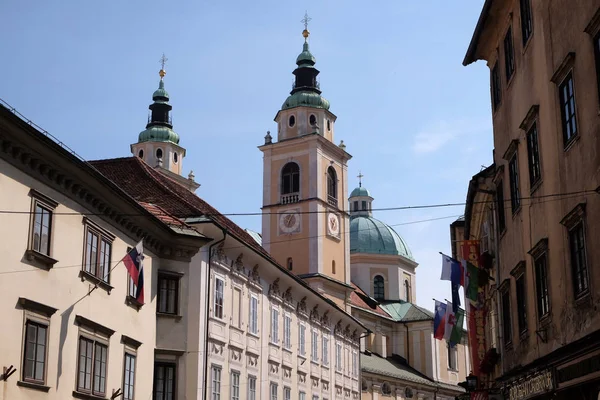 Catedral de San Nicolás en Liubliana, Eslovenia —  Fotos de Stock