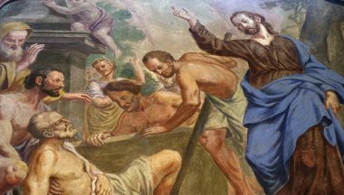 Jesus Miracles - Raising Lazarus clipart