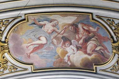 Risen İsa ve St. Andrew ilahi zafer