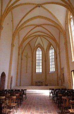 Eski Gotik kilise Carthusian Manastırı Pleterje, Slovenya