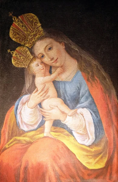 Brezje Our Lady — Stok fotoğraf