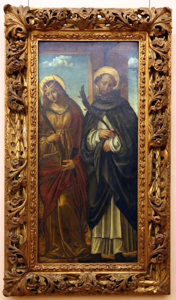 Befendente Ferrari: St. Catherine of Alexandria and St. Peter Martyr — Stock Photo, Image