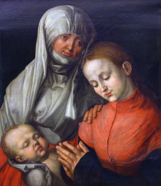 Madonna con Bambino e Sant'Anna — Foto Stock