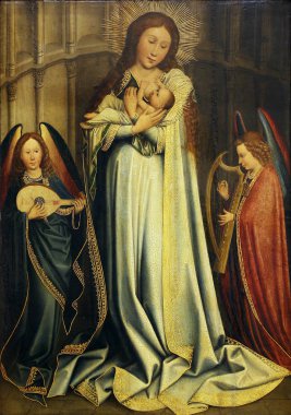Madonna apsis çocukla