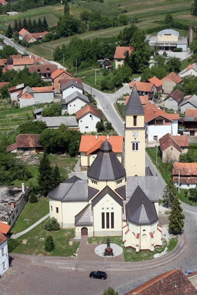Приходская Церковь Святой Троицы Крашиче Хорватия — стоковое фото