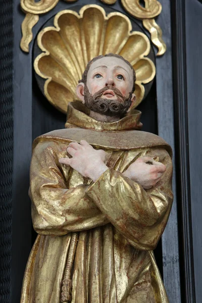 Saint Dominic staty — Stockfoto