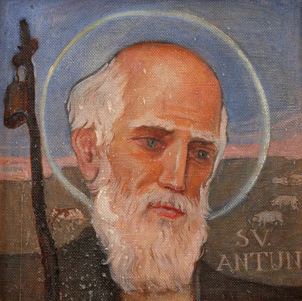 Svatý Antonín Veliký — Stock fotografie