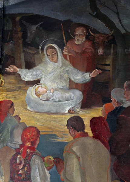Γέννηση του Ιησού — Φωτογραφία Αρχείου