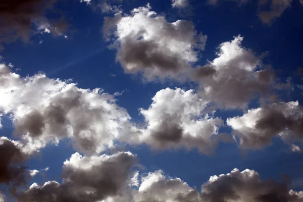 Texture Fond Avec Nuages Orageux Dans Ciel — Photo