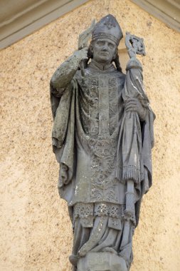 Ptuj, Slovenya Ev cephesinde Aziz heykeli