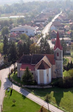Parish Kilisesi Saint Martin Scitarjevo, Hırvatistan 