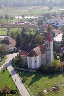 Parish Kilisesi Saint Martin Scitarjevo, Hırvatistan 