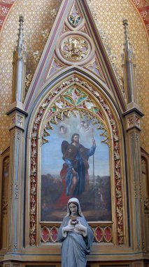 Saint Roch sunak yılında bucak Saint Peter Kilisesi Velesevec, Hırvatistan