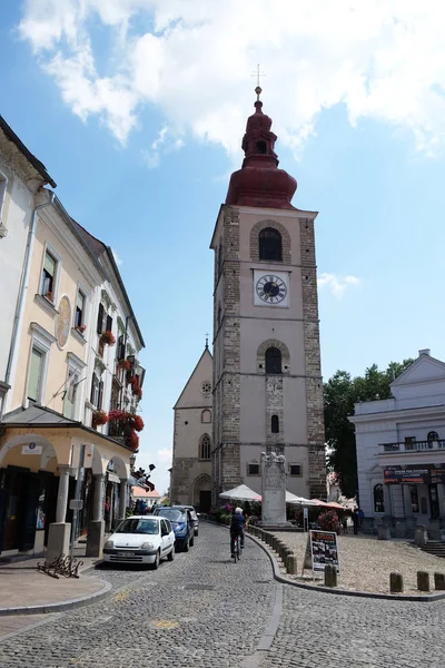 Εκκλησία του Αγίου Γεωργίου στη Σλοβενία Ptuj, — Φωτογραφία Αρχείου