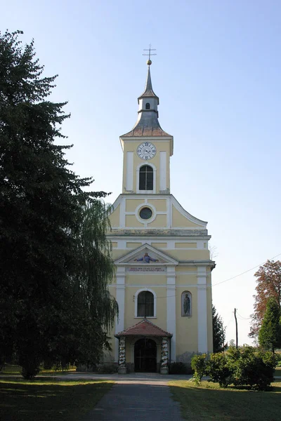 Pfarrkirche Des Heiligen Nikolaus Gusce Kroatien — Stockfoto