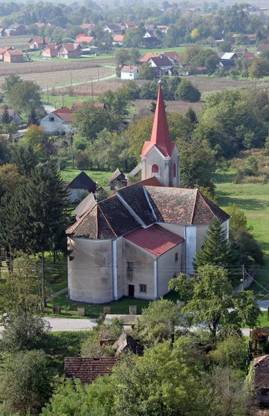 Приходская церковь Святого Мартина в Спитарево, Хорватия — стоковое фото