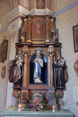 Tertemiz kalp Mary sunak olarak Parish Kilisesi, Saint Martin Martinska Ves, Hırvatistan