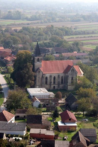 Parish Church of Saint Peter in Velesevec, Croatia — Stock Photo, Image